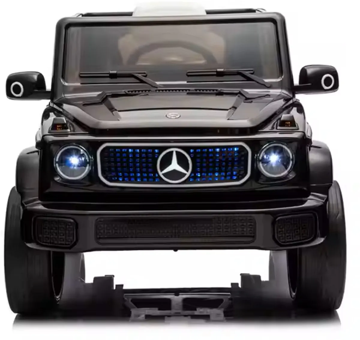Elektrische Kinderauto 12V – Mercedes-Benz G-Klasse EQG – met Afstandsbediening – Zwart