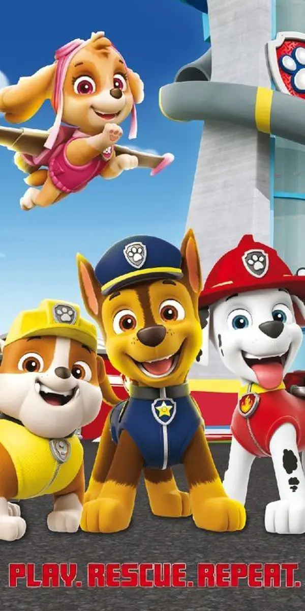 PAW Patrol Strandlaken, Play. Rescue. Repeat.
