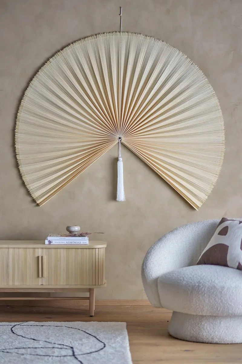 Bloomingville Jaime Wanddecoratie Bamboe - Naturel - afbeelding 2 van 4