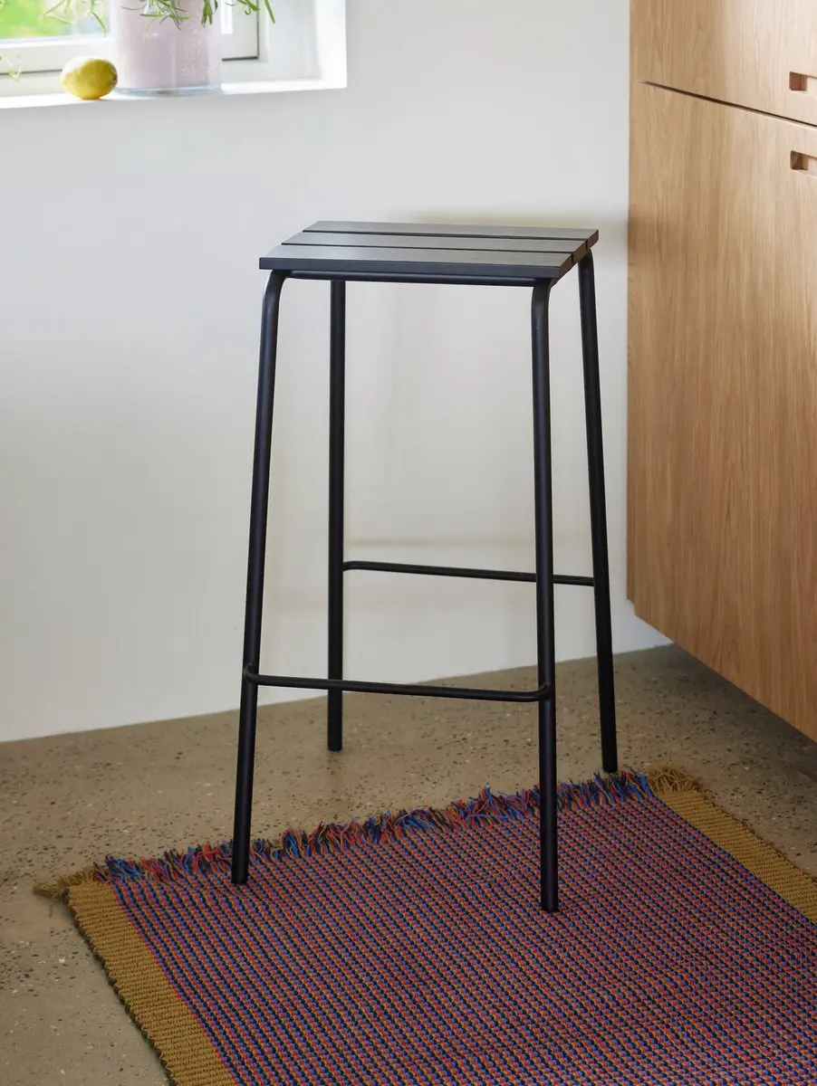 Hübsch Stilt Barstoel - Zwart - afbeelding 5 van 6