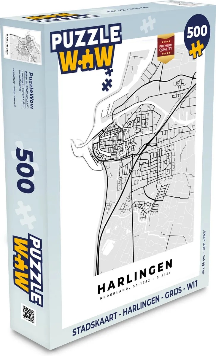PuzzleWow Harlingen Legpuzzel 500 Stuks
