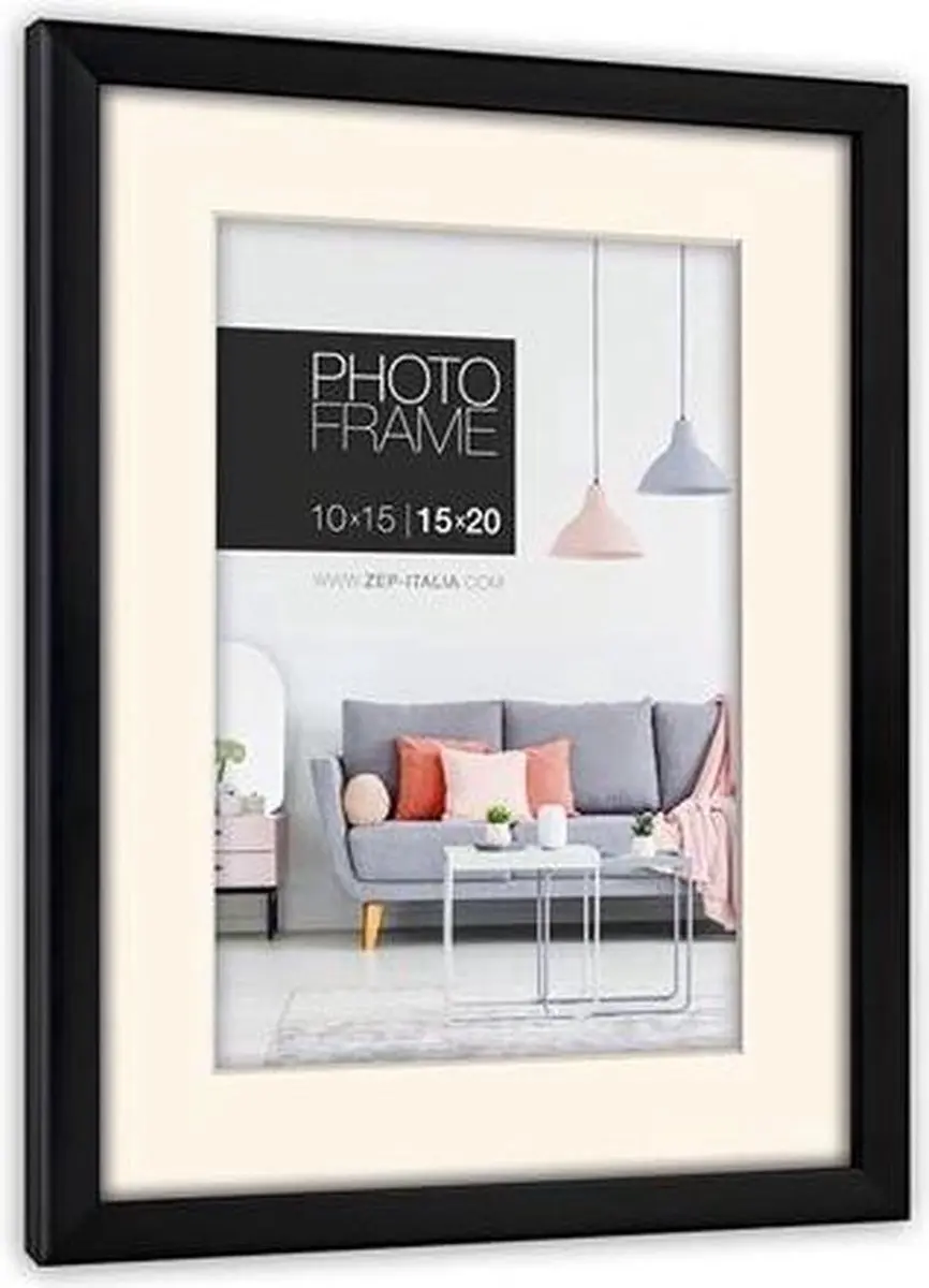 Zep Edison Kunststof Fotolijst 21x29,7cm - Zwart - afbeelding 3 van 6