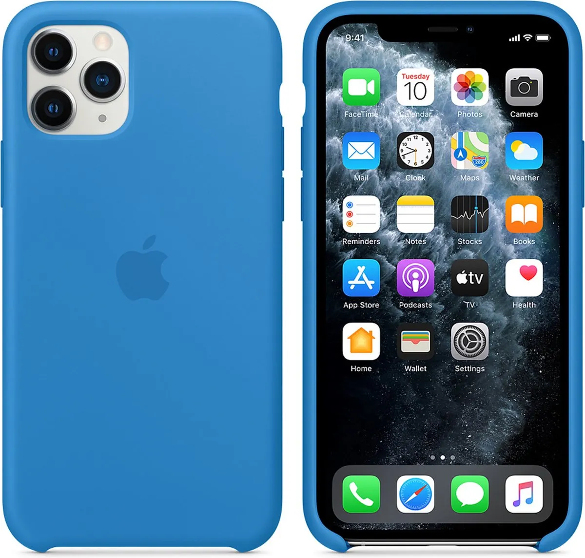 Apple Siliconen Hoesje iPhone 11 Pro - Surf Blue - MY1F2ZM/A