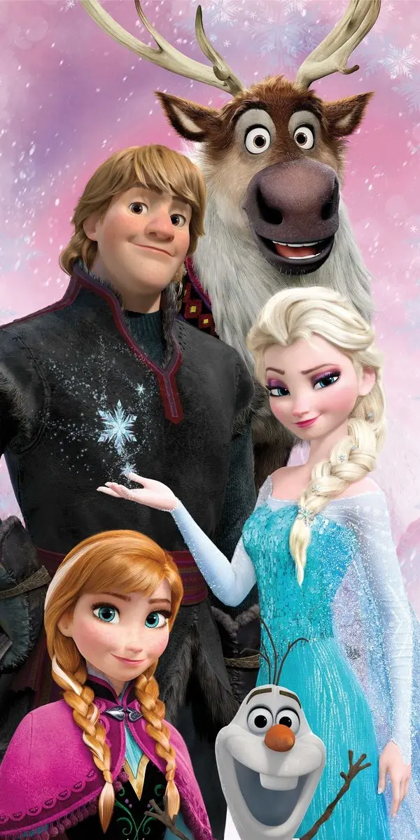 Disney Frozen Strandlaken Snowflake