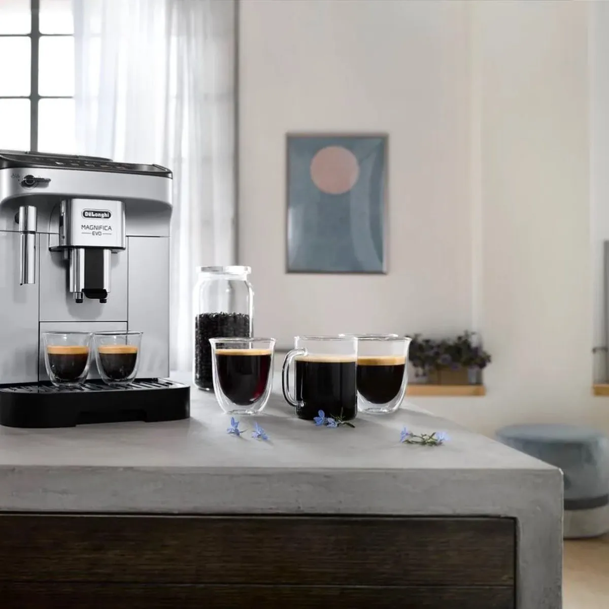 De'Longhi Magnifica Evo ECAM290.31.SB Espressomachine - Zwart/Zilver