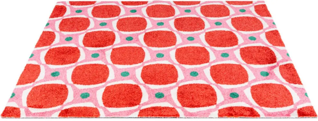 Droogloopmat Binnen Glam Groovy Grid 60x100cm