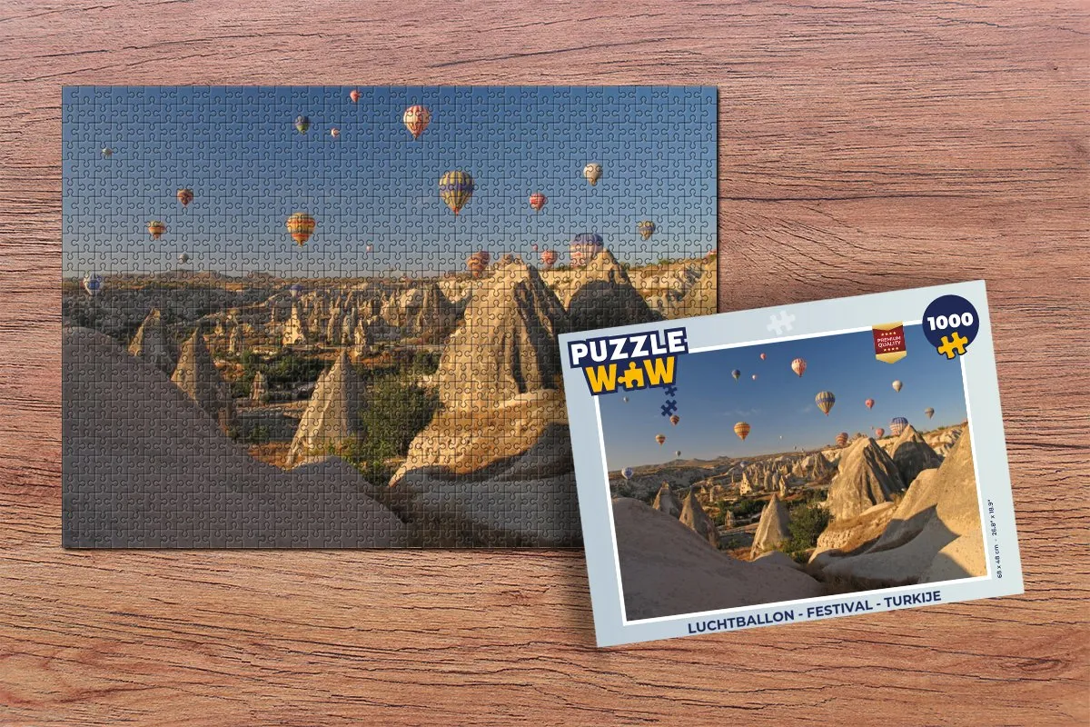 PuzzleWow Festival Legpuzzel 1000 Stuks - Multicolor