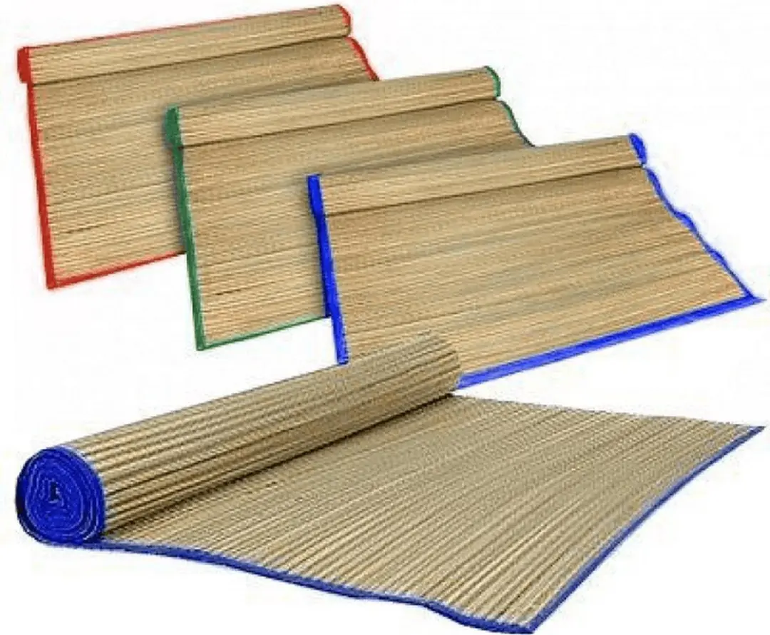 Summertoys Rieten Strandmat 60x180cm - Assorti - afbeelding 2 van 2