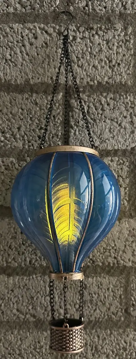 Decoratieve solarlamp luchtballon " met flame LED "