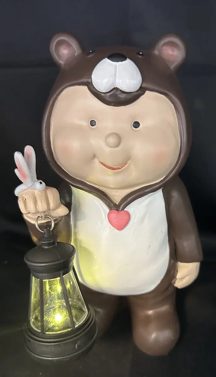 Decoratieve solarlamp "Kind in onesie"