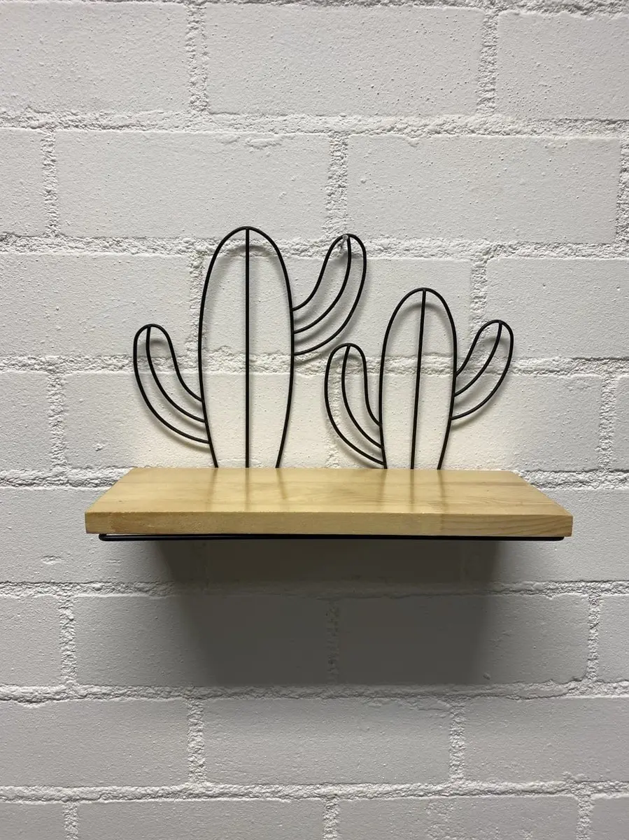 Wandrek "cactus" metaal