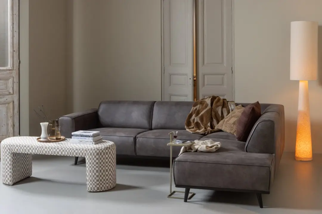 WOOOD Jacob Bankje 130cm - Zand - afbeelding 6 van 6
