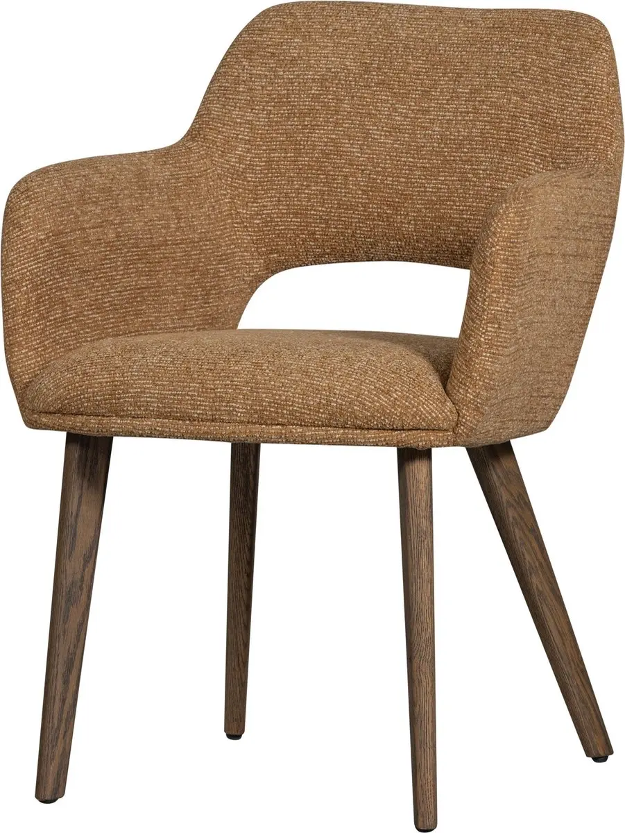 WOOOD Murat Eetkamerstoelen Houten Bruine Poot