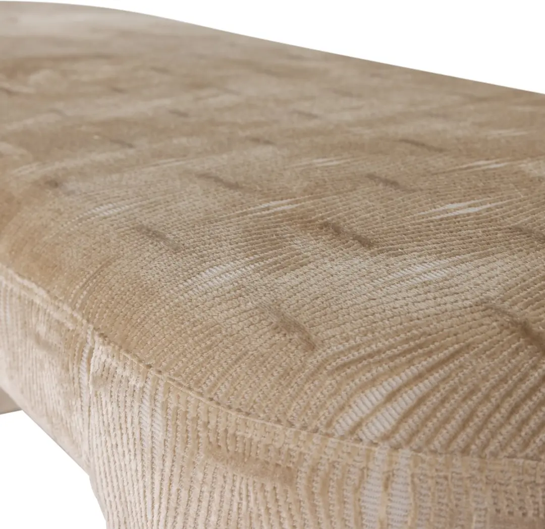 WOOOD Jacob Bankje Dessin - 130cm - Naturel - afbeelding 3 van 6