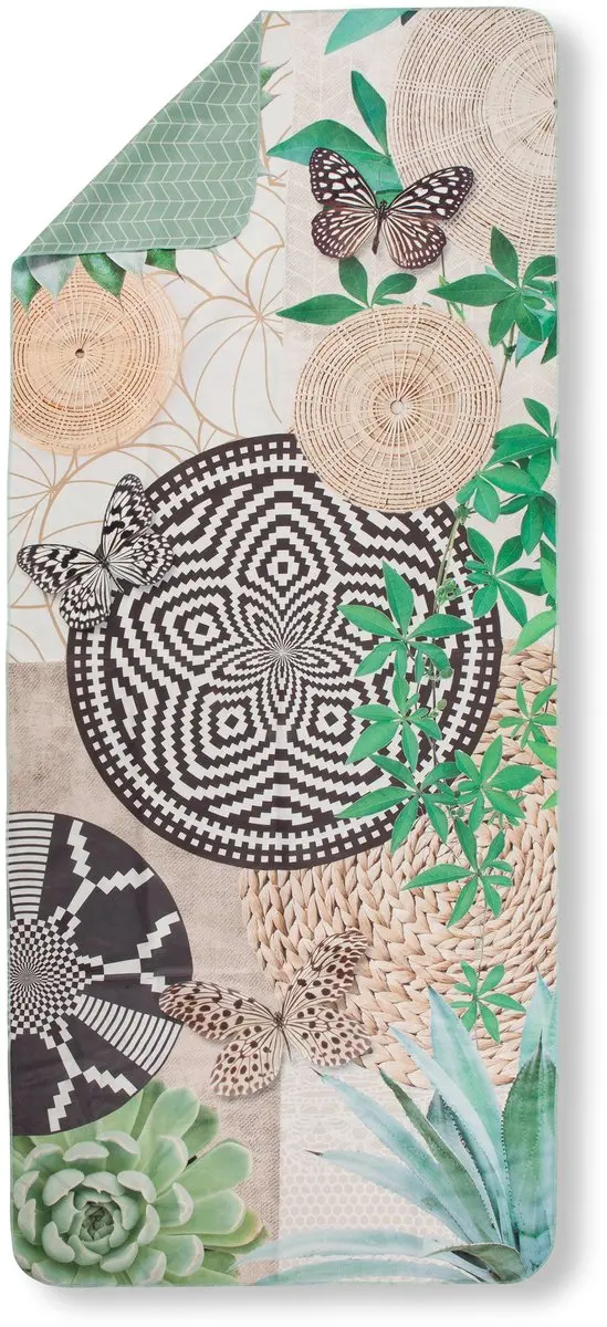 HIP Yoga / Reishanddoek "mandala's, cactussen en vlinders"