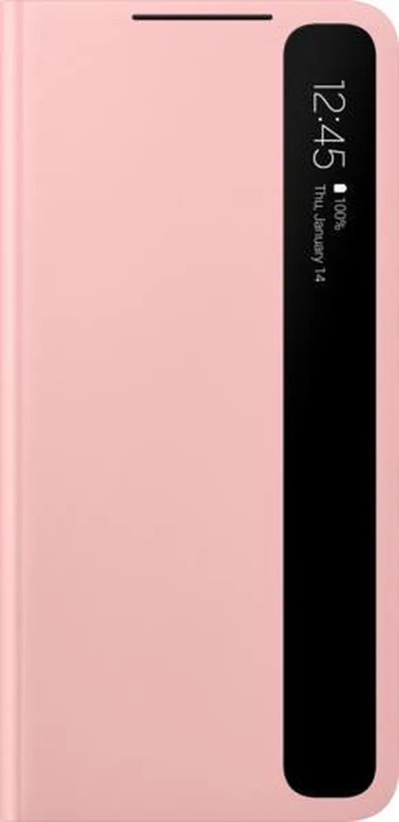 Samsung - Clear View Hoesje - Galaxy S21 Plus - Roze