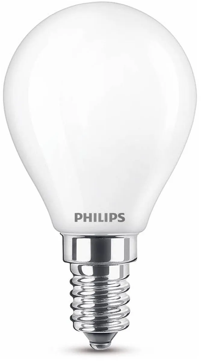 Philips LED Kogellamp E14 25W Koelwit Mat Glas