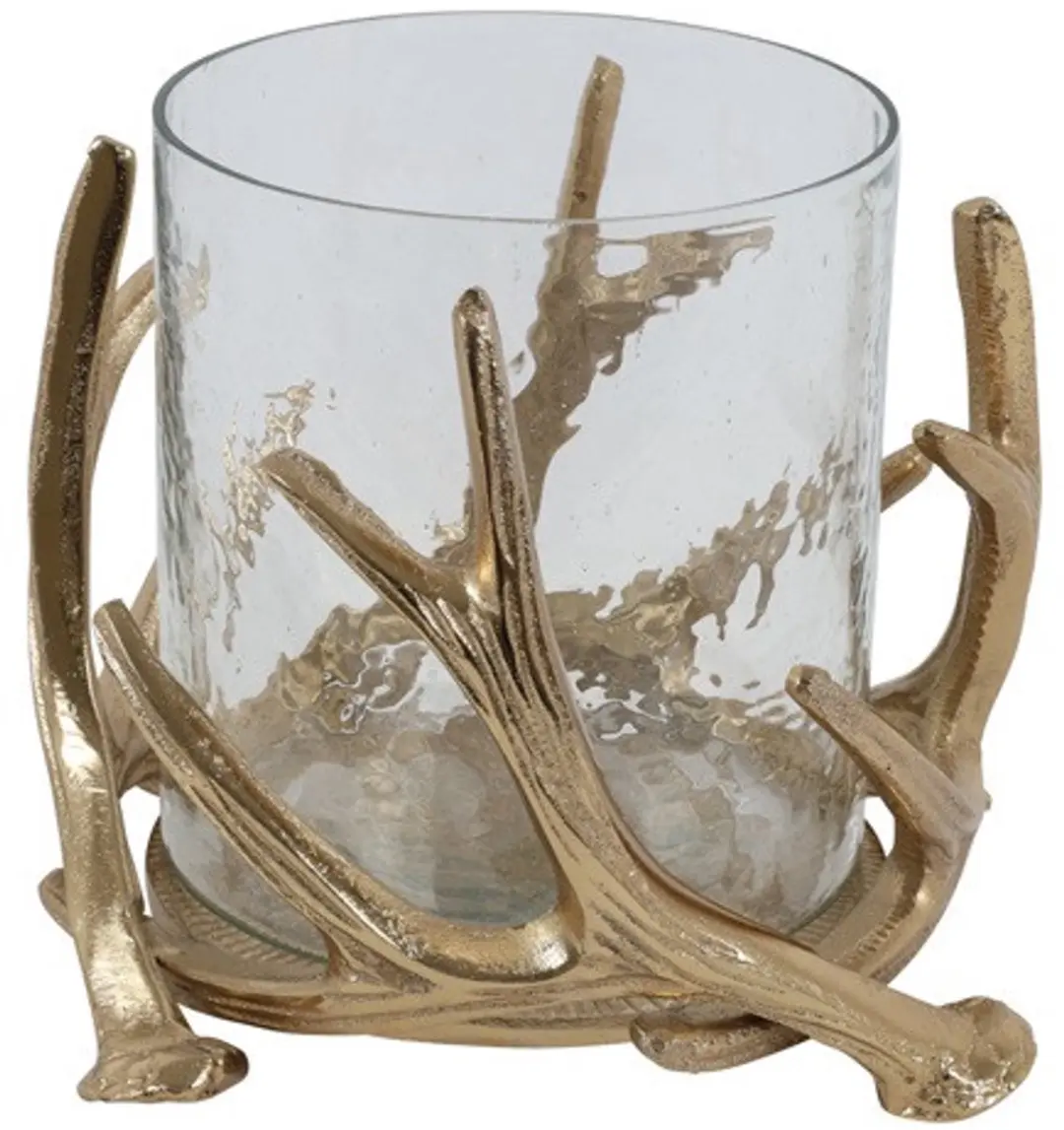 Countryfield Kandelaar Gewei M goud-L21B21H14CM