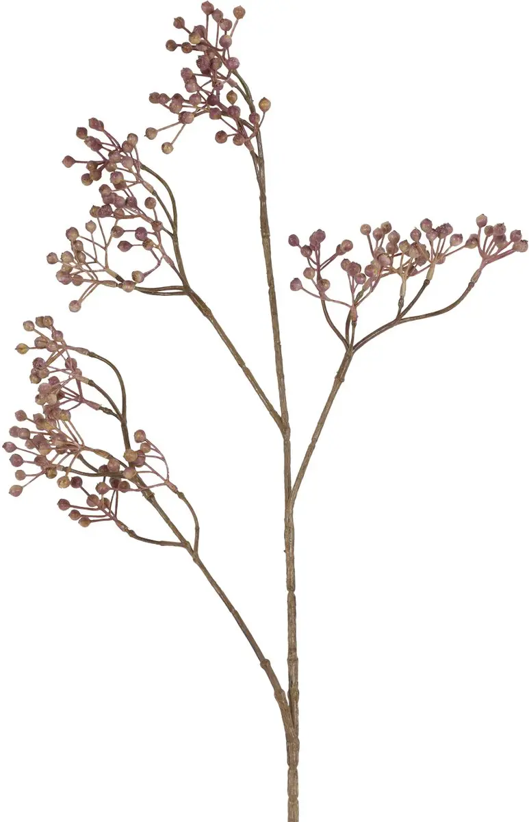 Countryfield kunstbes decoratie Ilex Verticillata S paar 77cm multicolor.