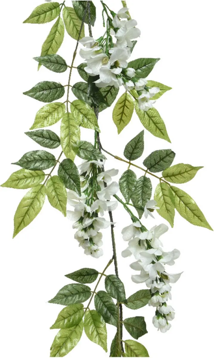 Decoris Plantenslinger Wit 150cm