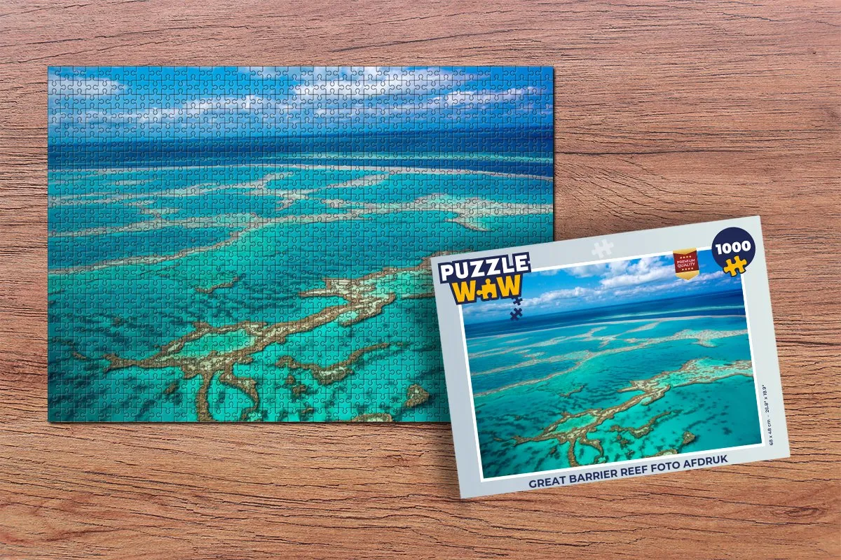 PuzzleWow Great Barrier Reef Legpuzzel 1000 Stuks - Multicolor