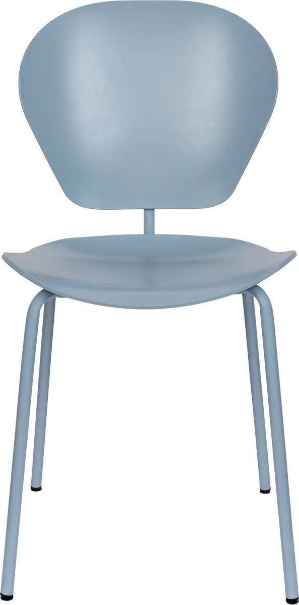 Zuiver The Ocean Chair Eetkamerstoel Blauw - Set van 2 - afbeelding 2 van 6