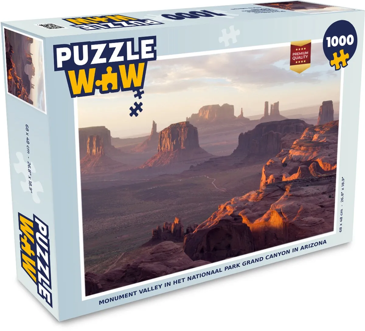 PuzzleWow Monument Valley Grand Canyon Legpuzzel 1000 Stuks