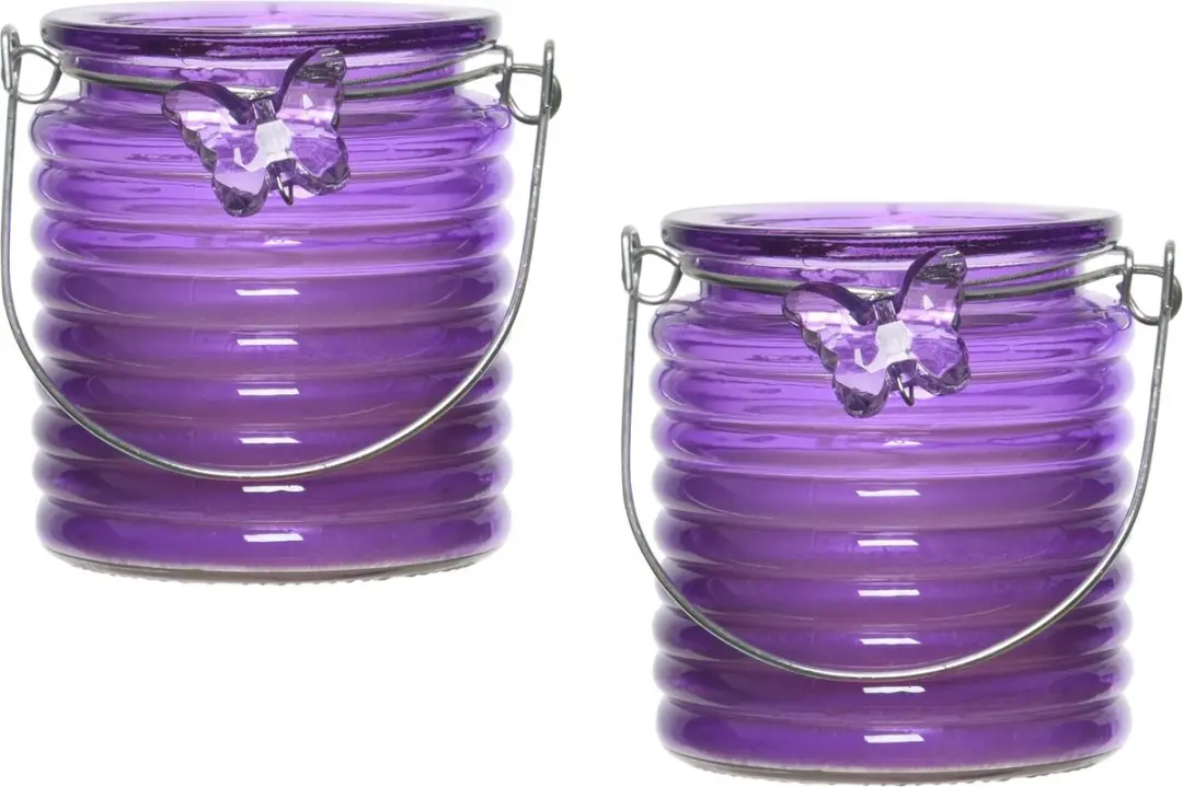 Citronella windlicht met kaars
