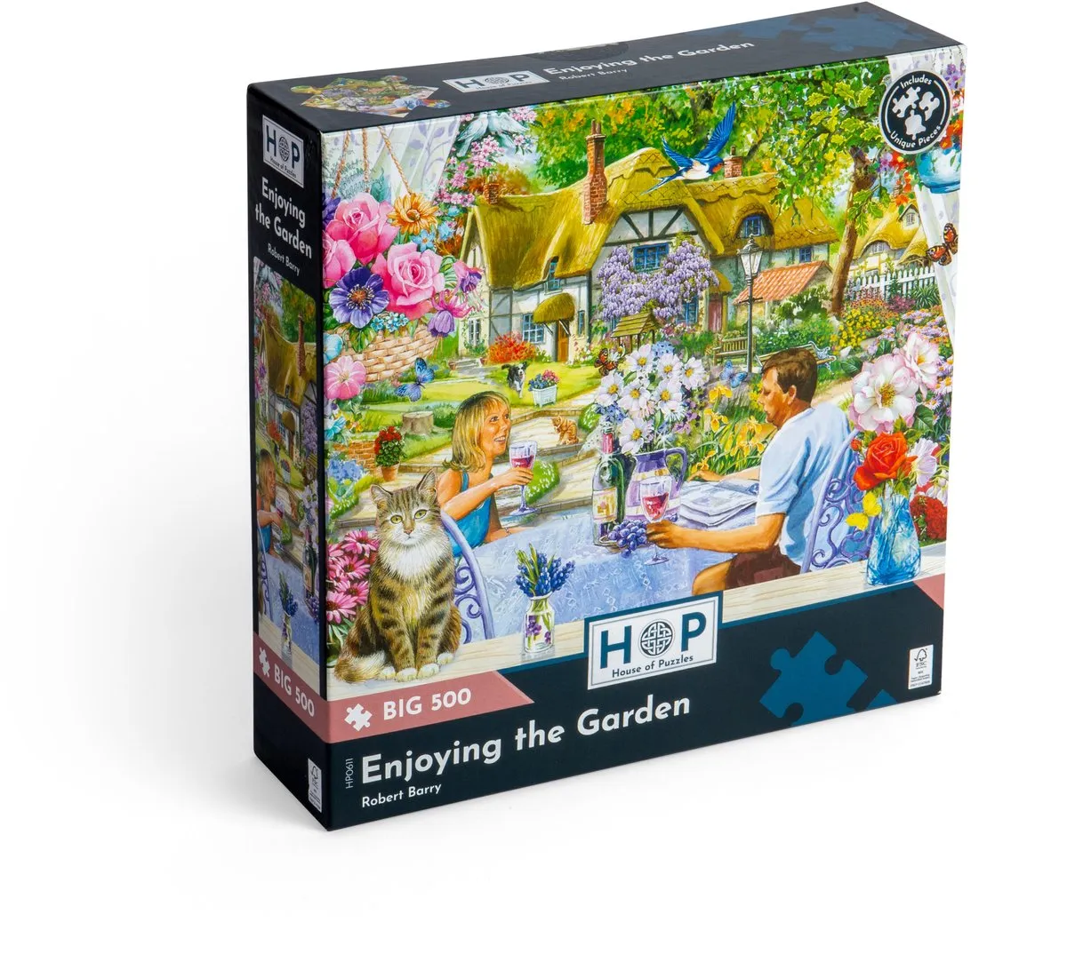 House Of Puzzles Enjoying the Garden Puzzel 500 Stuks - HP0611 - Multicolor