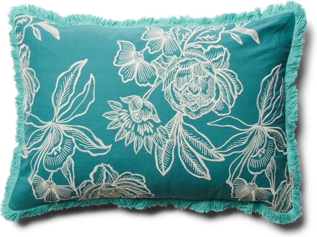 Riviera Maison Kussensloop bloemenprint 65x45 cm, Kussenhoes, decokussen rechtho