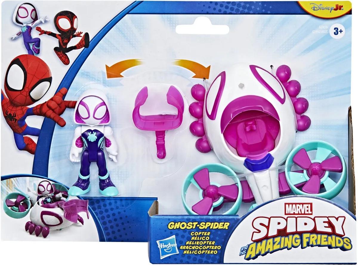 Marvel Spidey and His Amazing Friends Ghost-Spider Helikopter - Multi