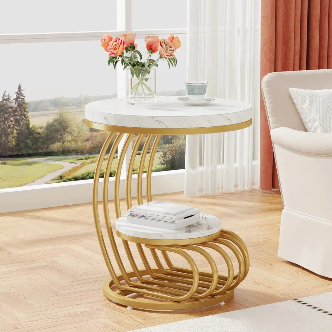 G&G ronde bijzettafel