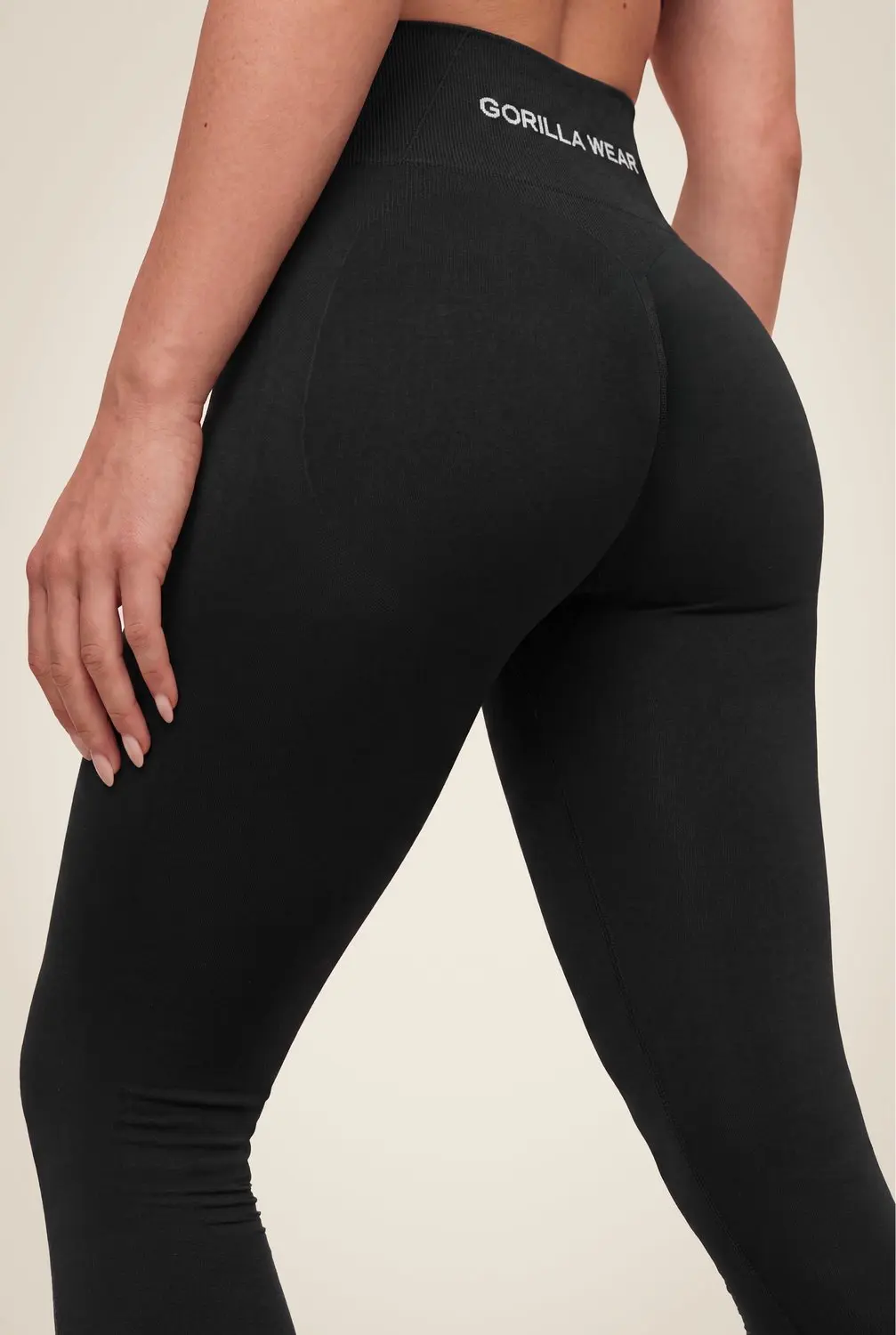 Gorilla Wear Florence Seamless Contour Leggings Zwart M - afbeelding 4 van 5