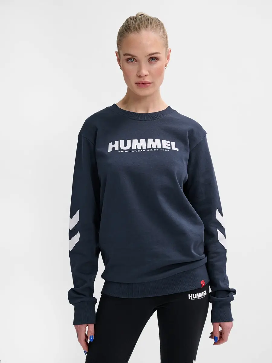 Hummel HMLLEGACY Sweatshirt - XXS - Blue Nights - afbeelding 3 van 6