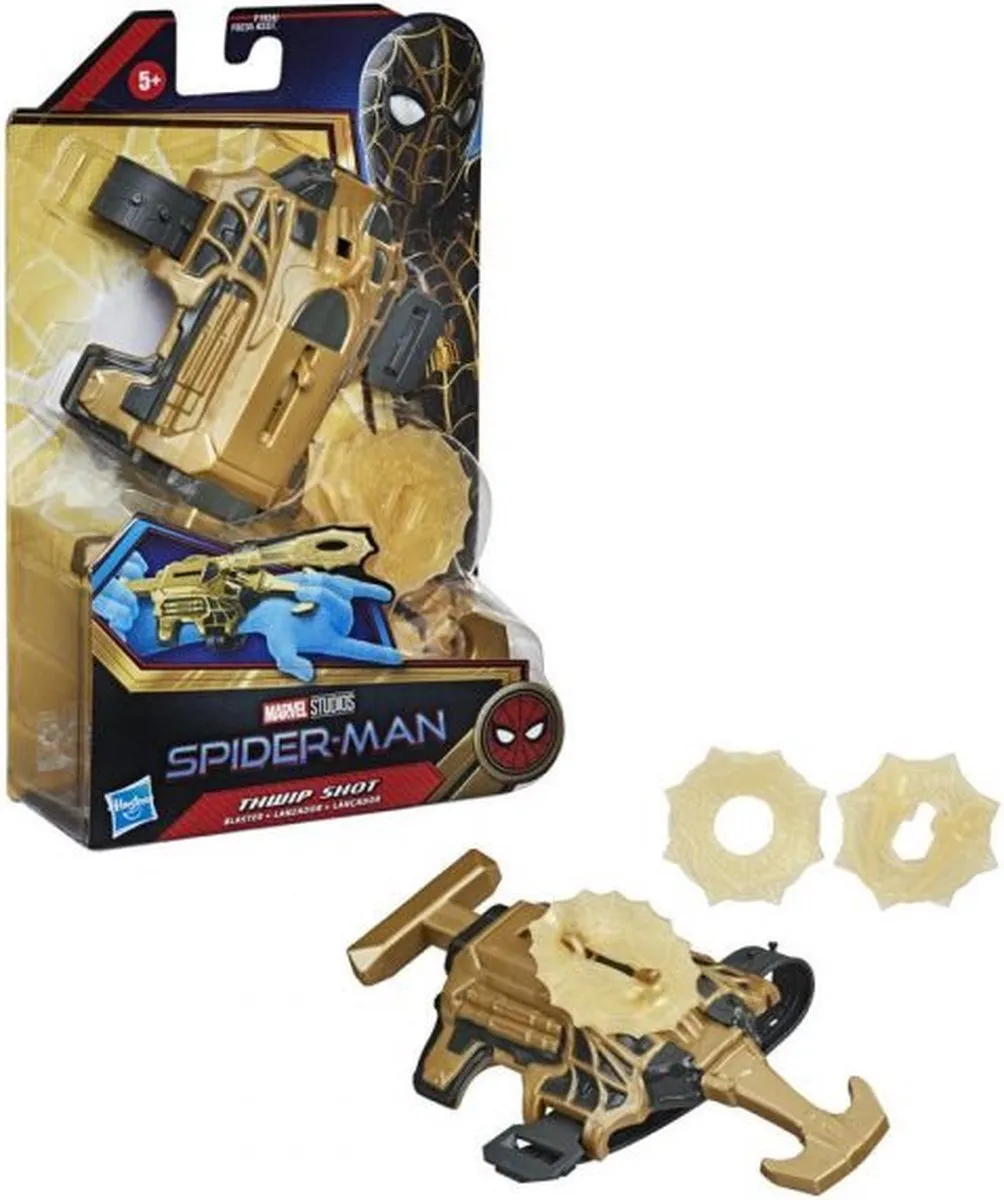 Spider-Man Thwip Shot Blaster - Goud/Zwart