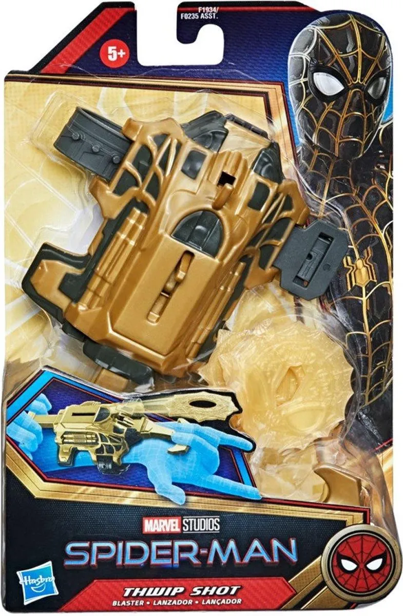 Spider-Man Thwip Shot Blaster - Goud/Zwart