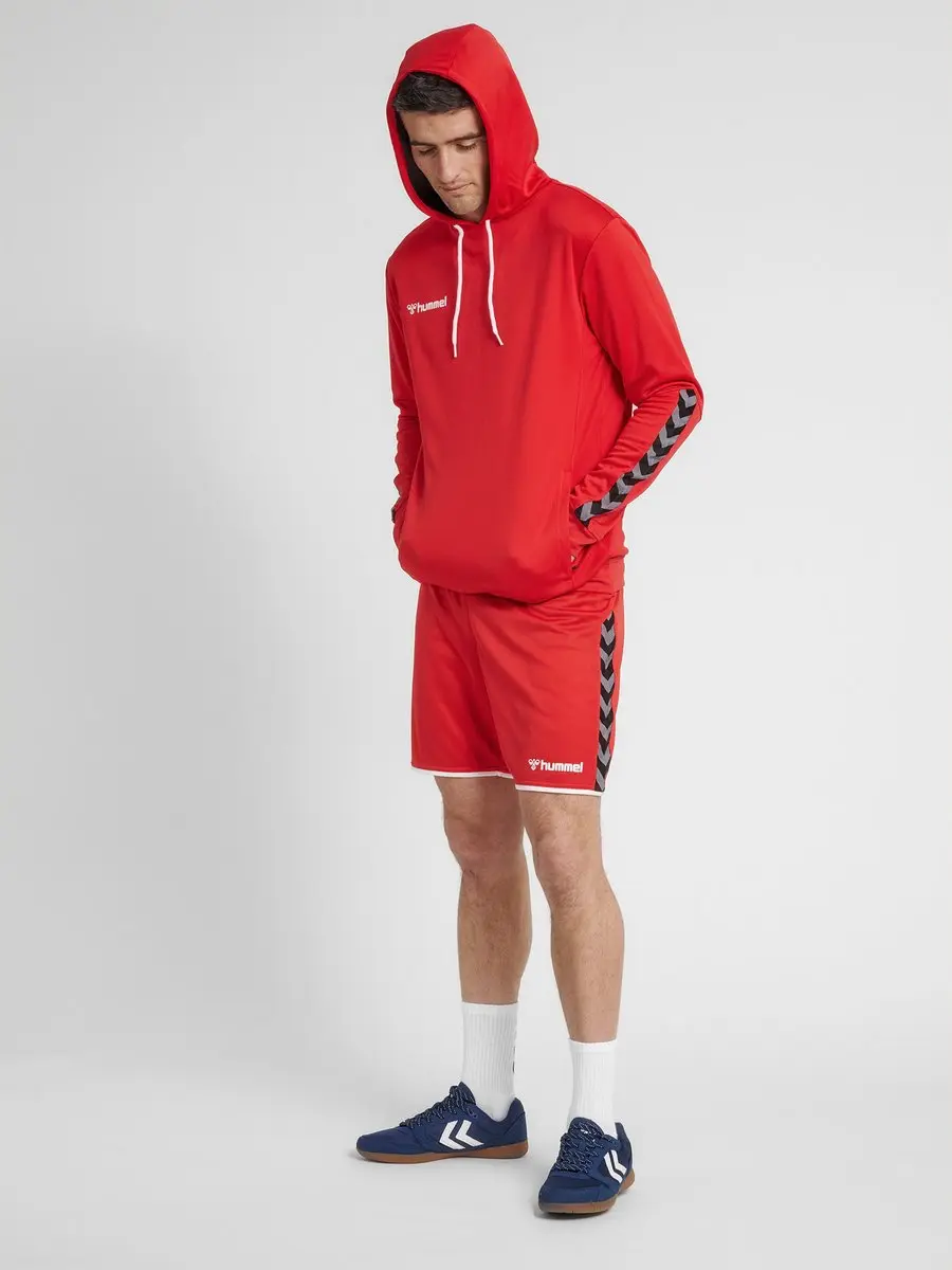 Hummel HmlAUTHENTIC Poly Hoodie - TRUE RED - afbeelding 5 van 6