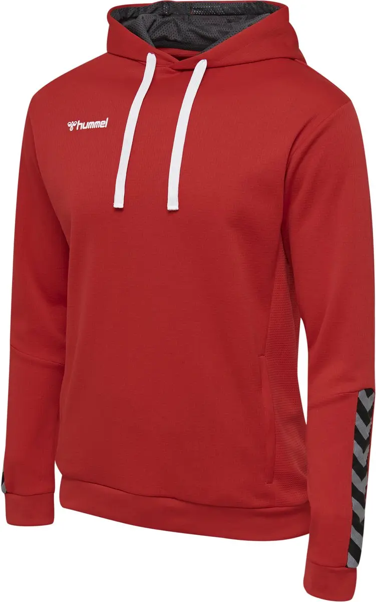 Hummel HmlAUTHENTIC Poly Hoodie - TRUE RED - afbeelding 2 van 6