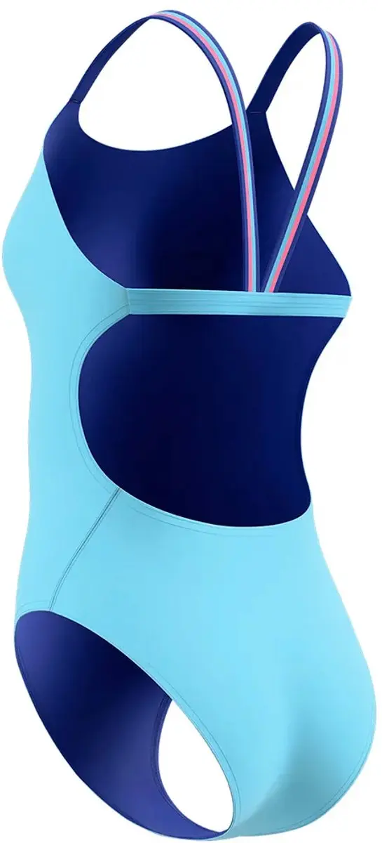 Speedo Solid Comfort V-Back Zwempak 34 - Blauw - afbeelding 4 van 4