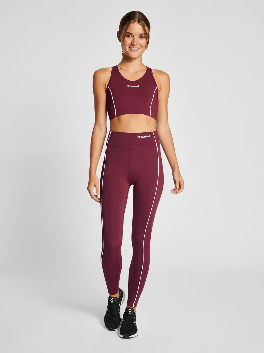 Hummel Mt Flash Dames Legging - S - Zinfandel - afbeelding 6 van 6