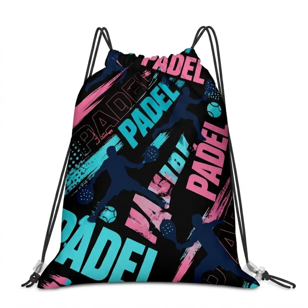 Padel tas zwart roze blauw voor dames en heren
