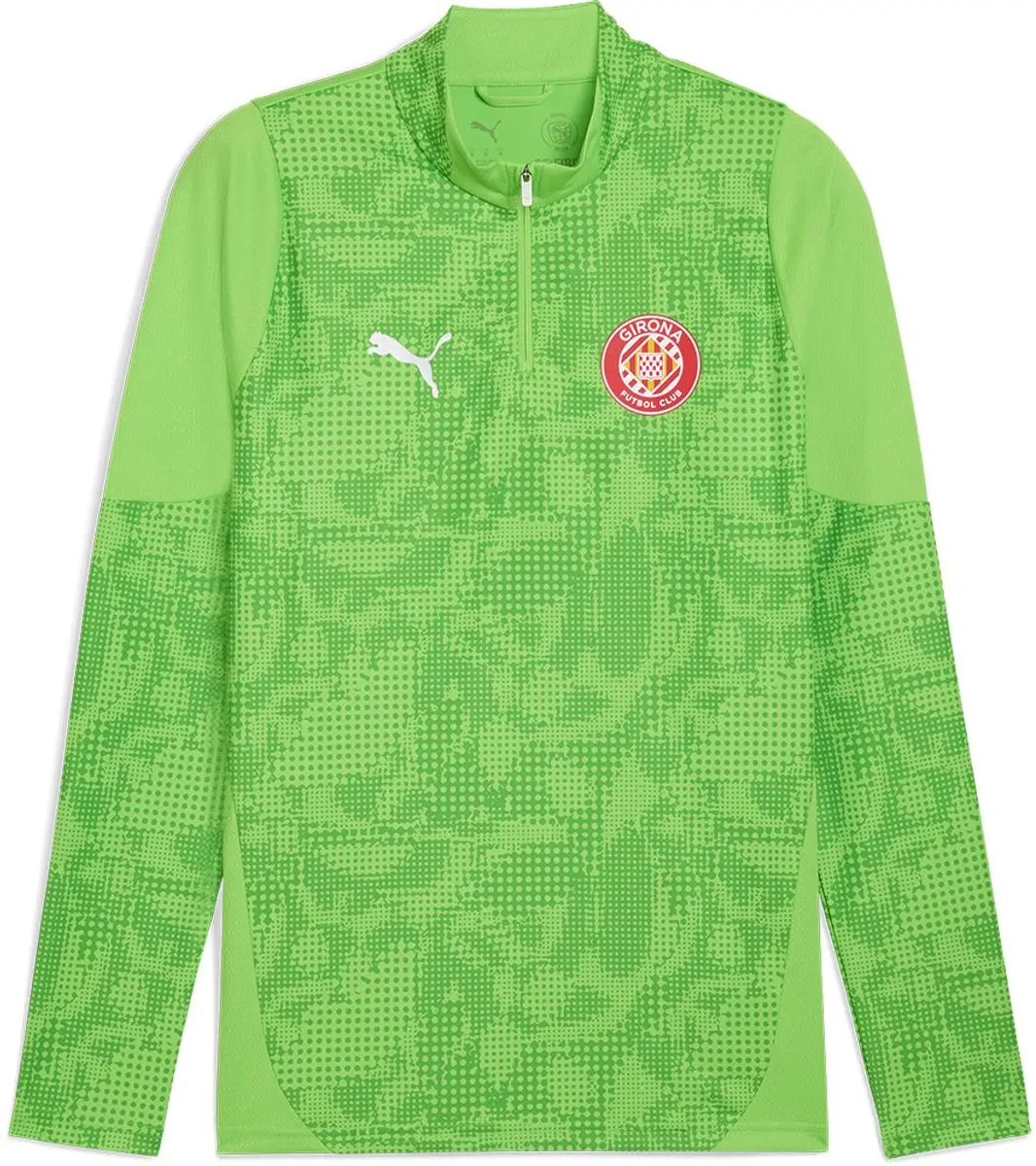 Puma Girona Fc 25/26 Training T-shirt Met Lange Mouwen Groen L Man