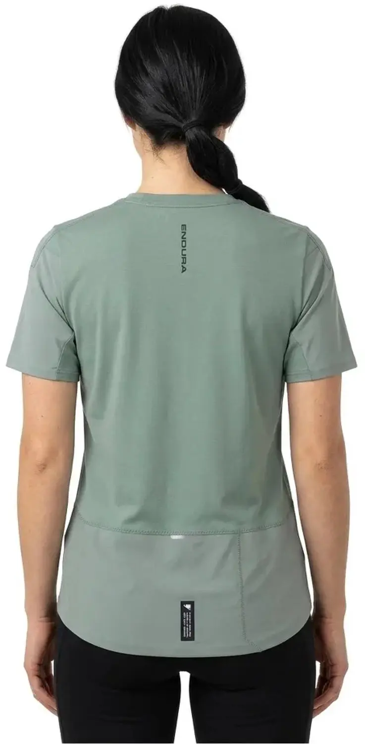 Endura AllTrack Ride Tech T-shirt Dames - Sage Green S - afbeelding 2 van 4