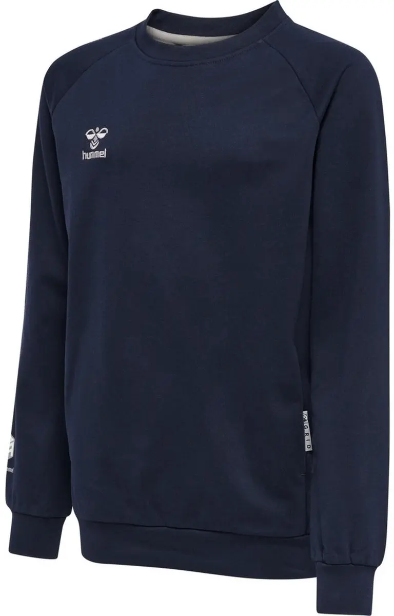 Hummel kindersweater Hmlmove Grid Cotton Kids 214912