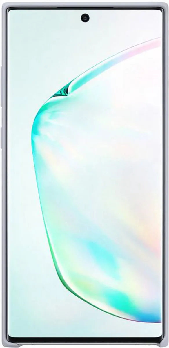 Samsung Galaxy Note 10 Silicone Hoes - Zilver