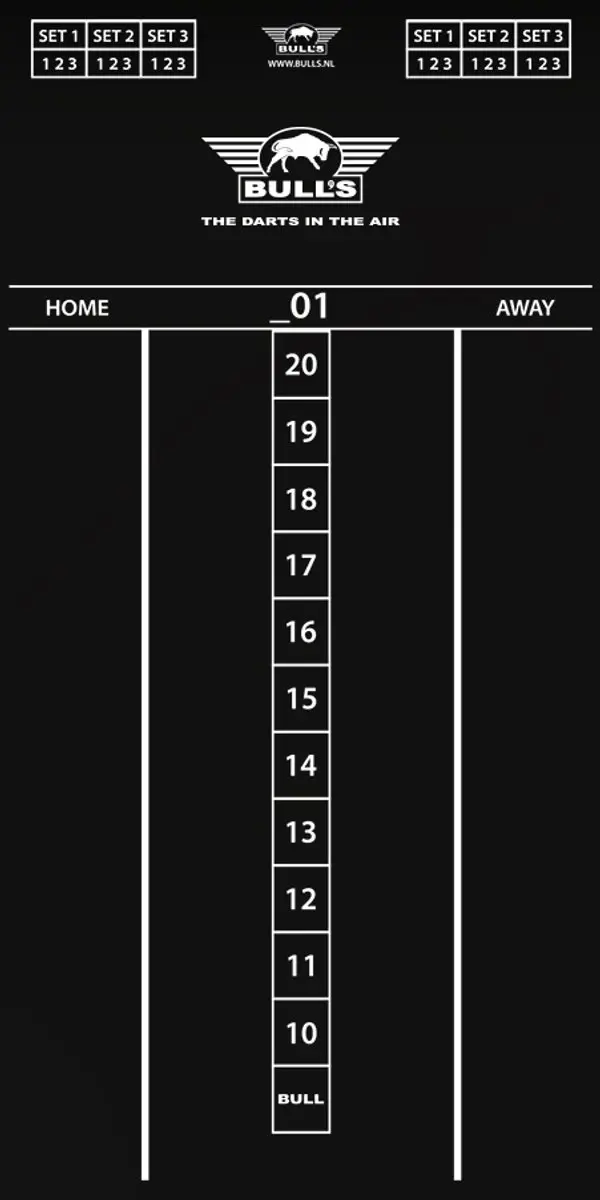 ! Bull's Chalk Board 60x30