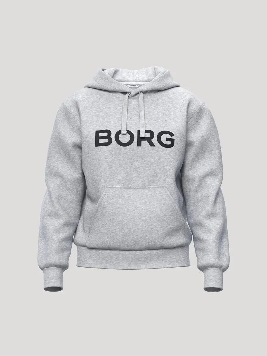 Björn Borg Essential 3 Hoodie Dames Trui Met Capuchon Vrouwen - Lichtgrijs - Maat L