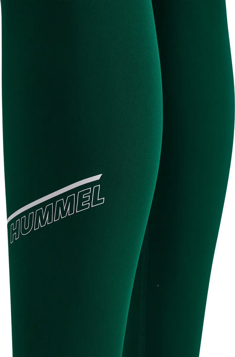 Hummel HmlCOURT Mid Waist Pocket Tights - M - Rain Forest - afbeelding 4 van 5