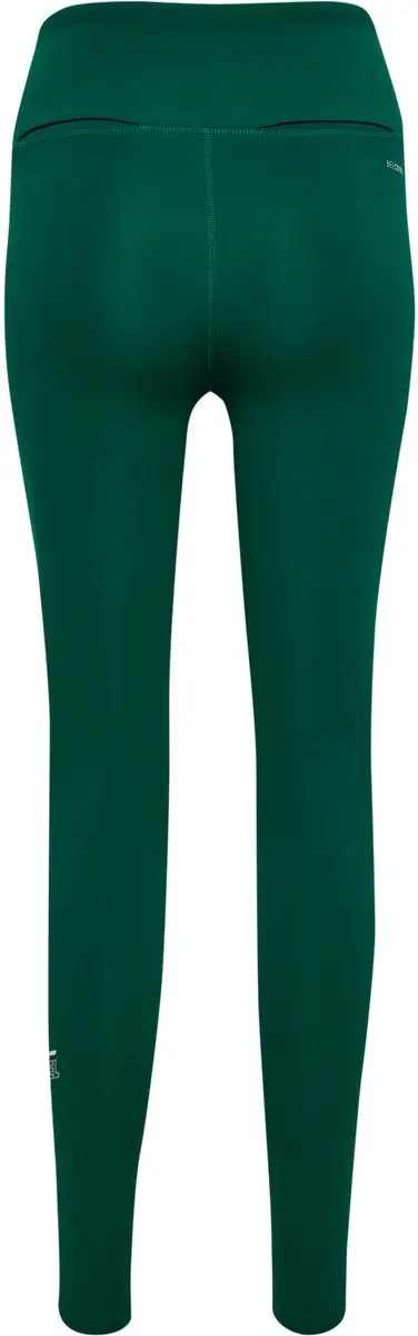 Hummel HmlCOURT Mid Waist Pocket Tights - M - Rain Forest - afbeelding 3 van 5