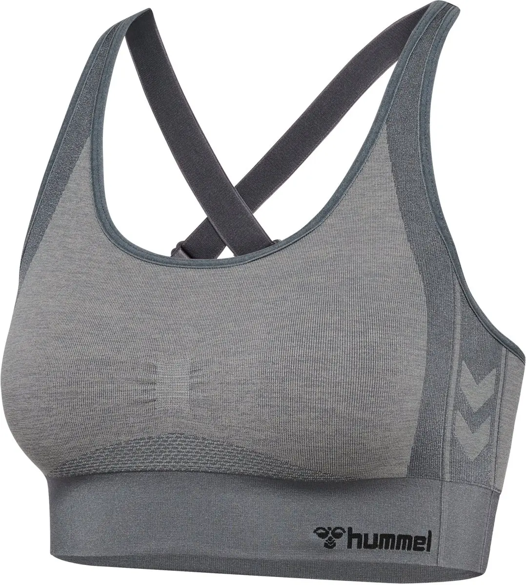 Hummel MT Shine Naadloze Sportbeha - S - Quiet Shade - afbeelding 2 van 6